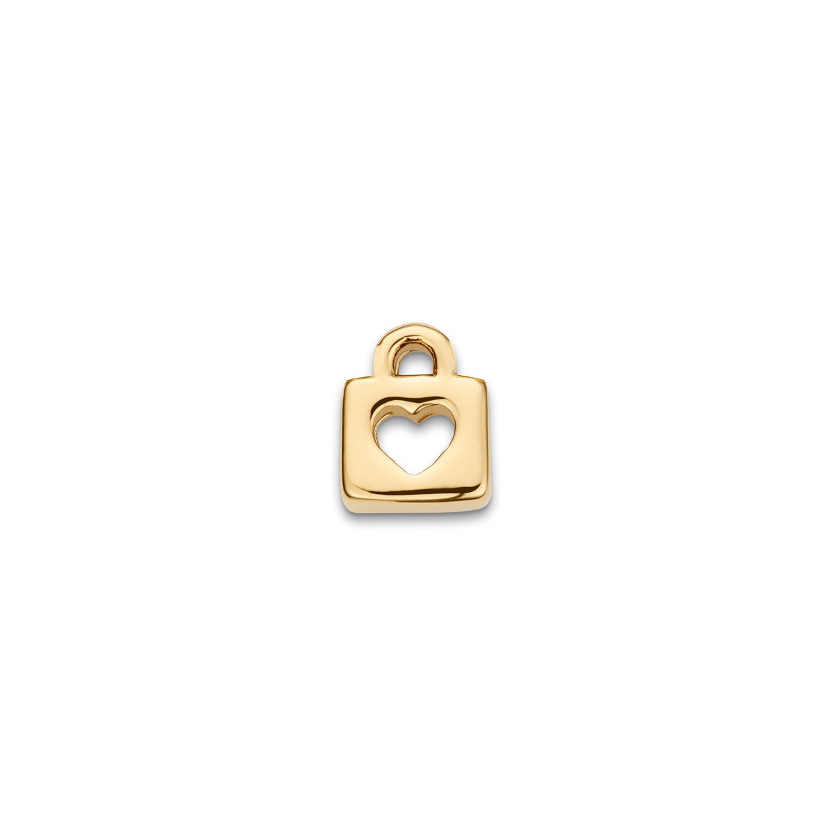 Made Mine Charms - Padlock Charm (Gold)