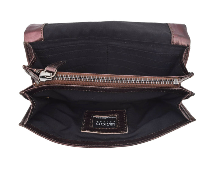 Eloise Handcrafted Leather Wallet: Cobra Latico Leathers