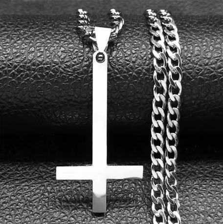 Inverted Cross Necklace