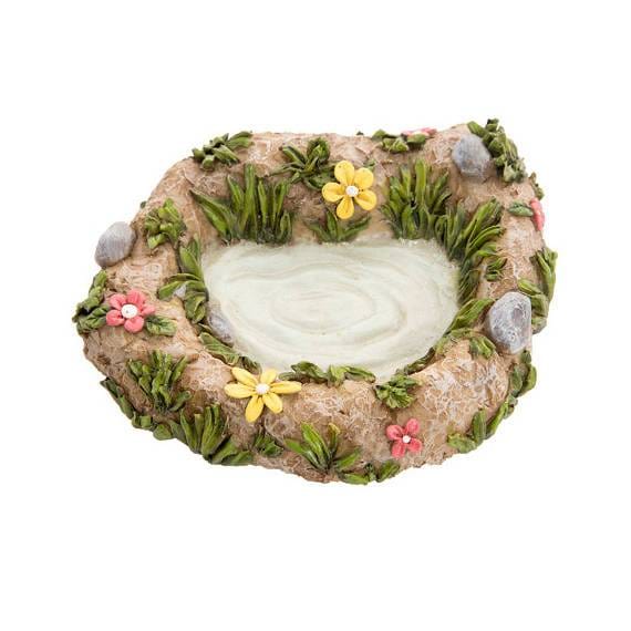 Pond with Flowers