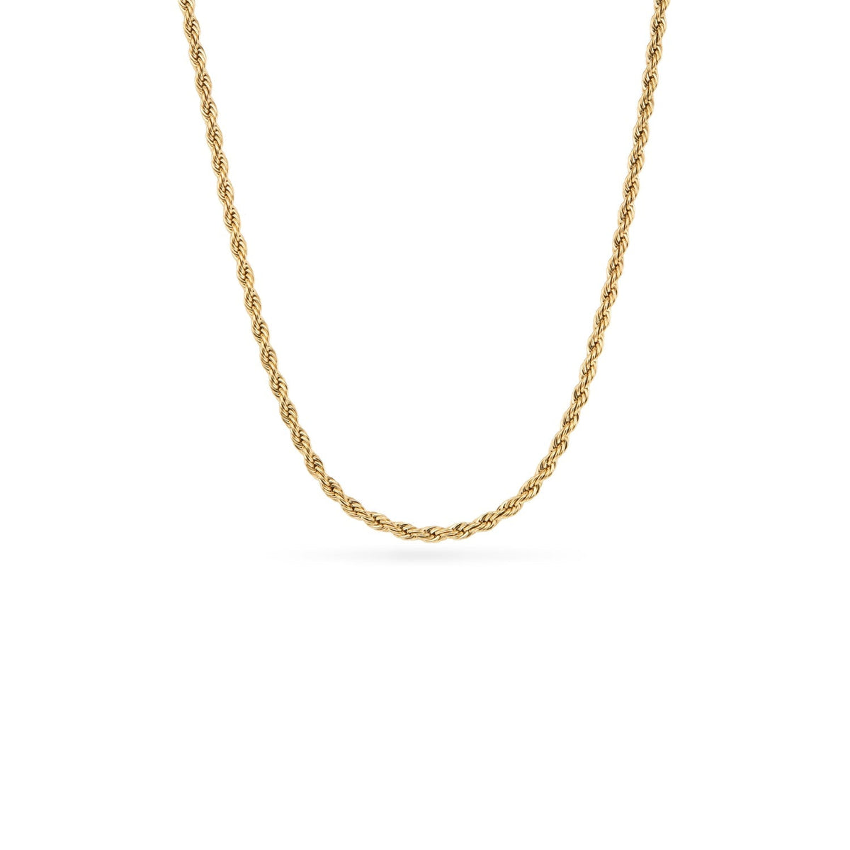 Floating Charm Heart Locket Necklace (Gold)
