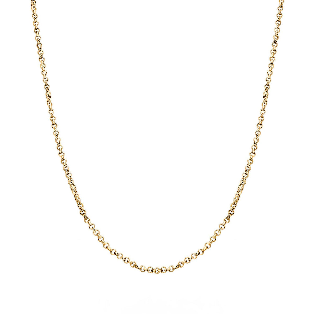 Layering Box Chain Necklace (Gold)