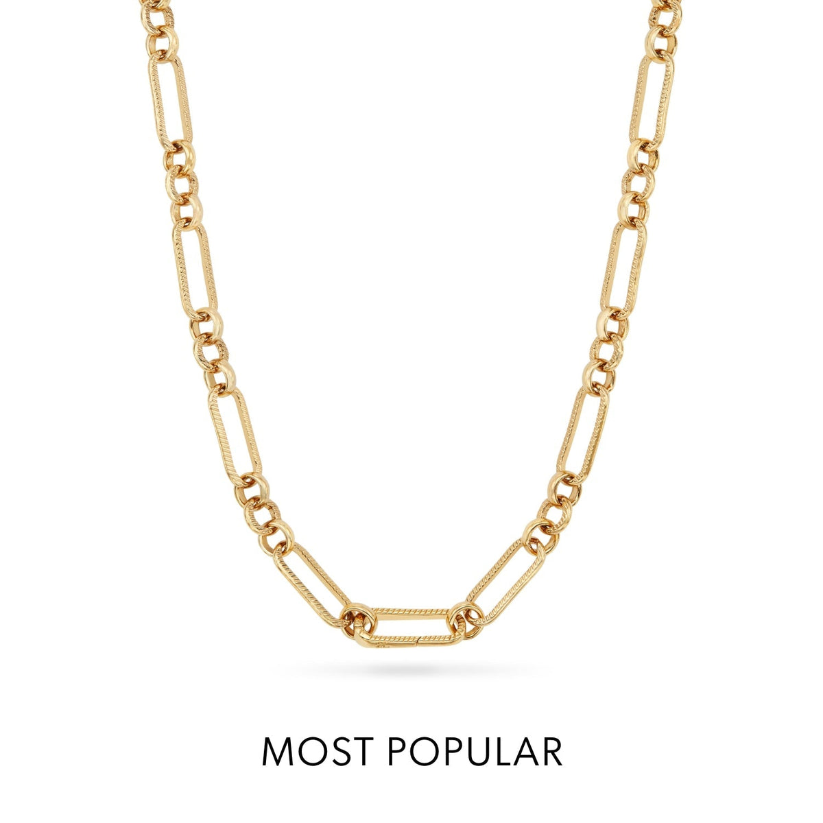 Floating Charm Heart Locket Necklace (Gold)