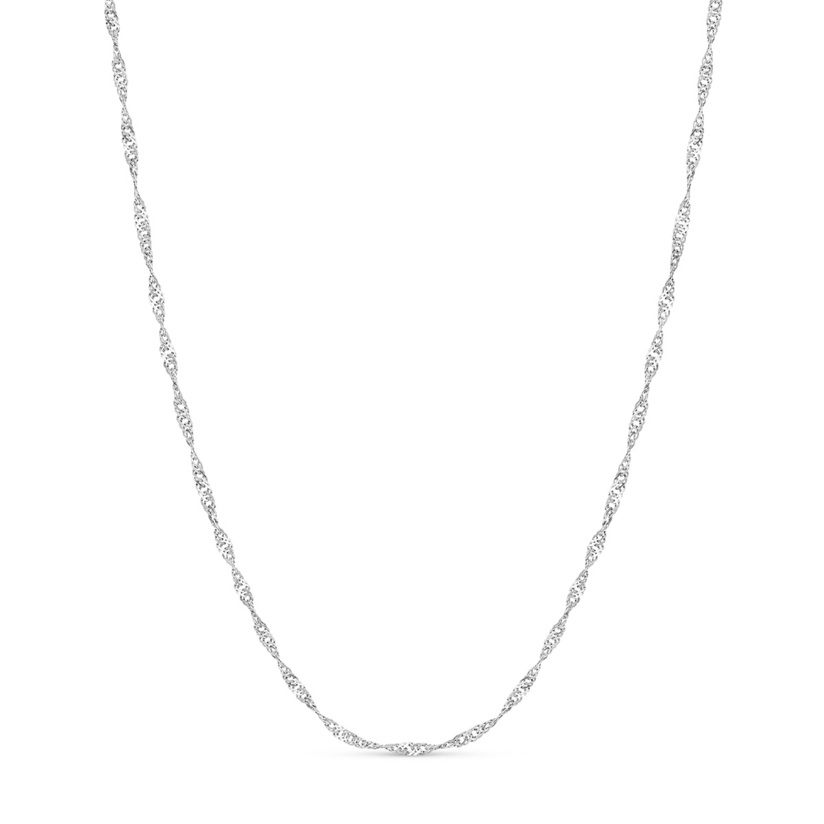 Mother of Pearl Cushion Necklace & Earrings Set (Silver)