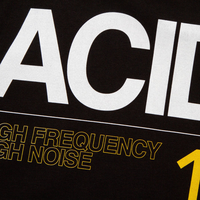 1988 Acid House Cassette Front Print - Tshirt - Black