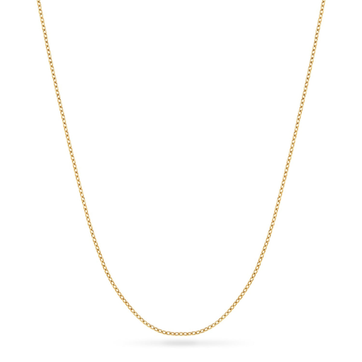 Floating Charm Heart Locket Necklace (Gold)