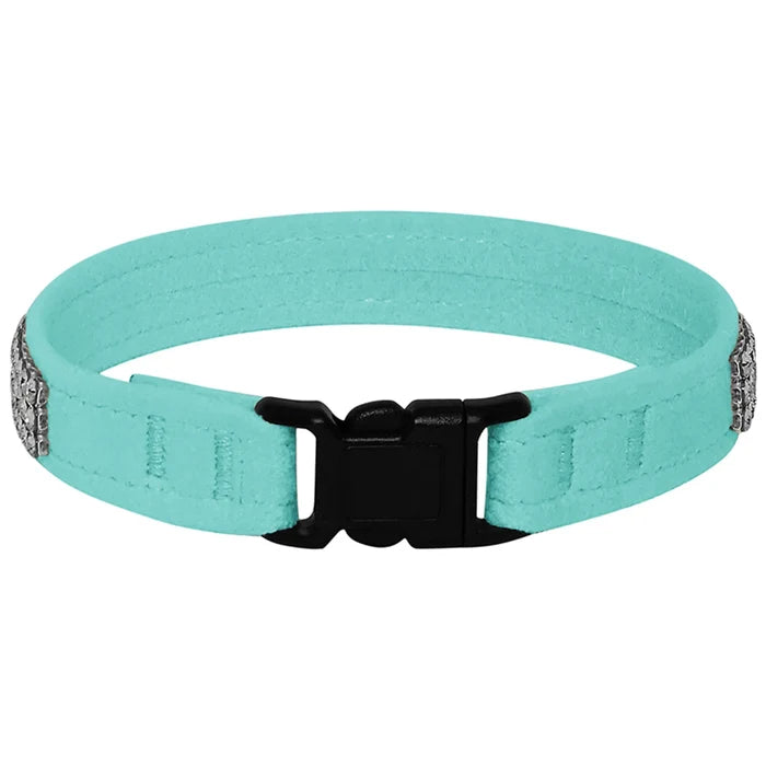 3 Row Crystal 1/2" Breakaway Cat Collar