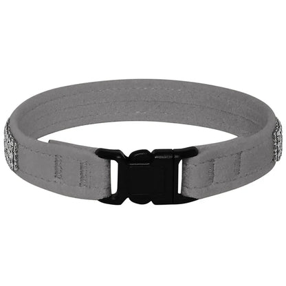 3 Row Crystal 1/2" Breakaway Cat Collar