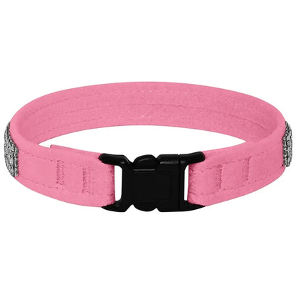 3 Row Crystal 1/2" Breakaway Cat Collar