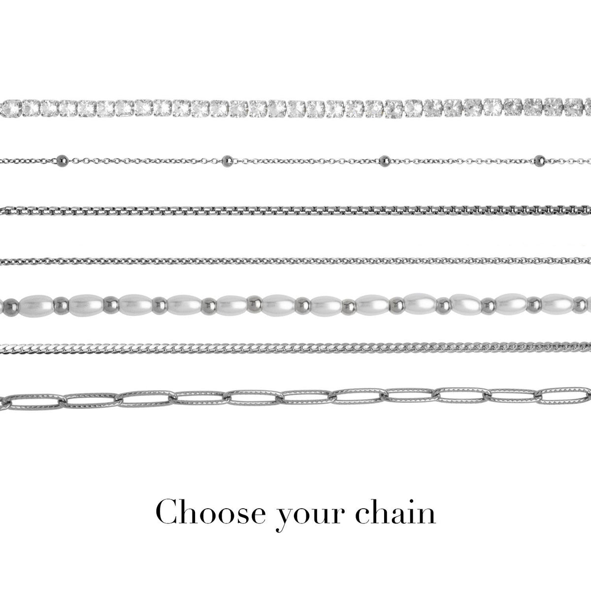 Mini Signature Name Bracelet (Silver)