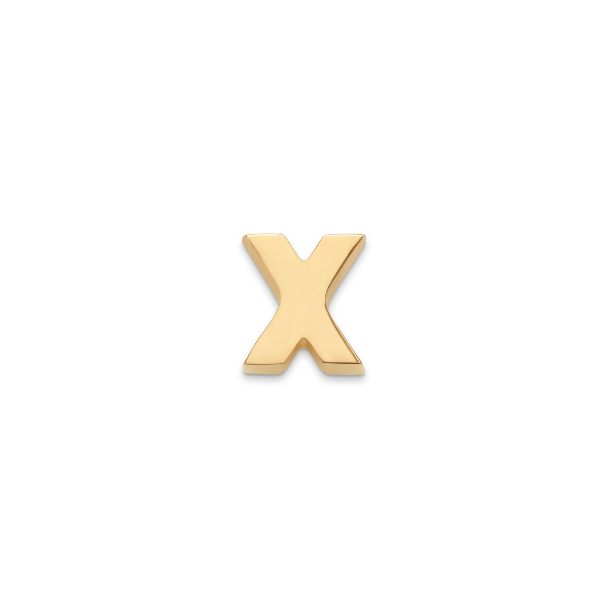 Made Mine Charms - Block Initial Charm (Gold)