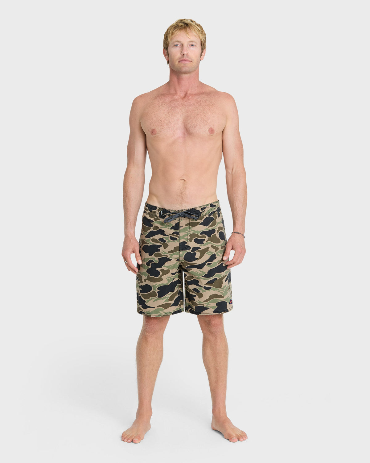 Saltwater St Print Boardshorts - Grape Leaf