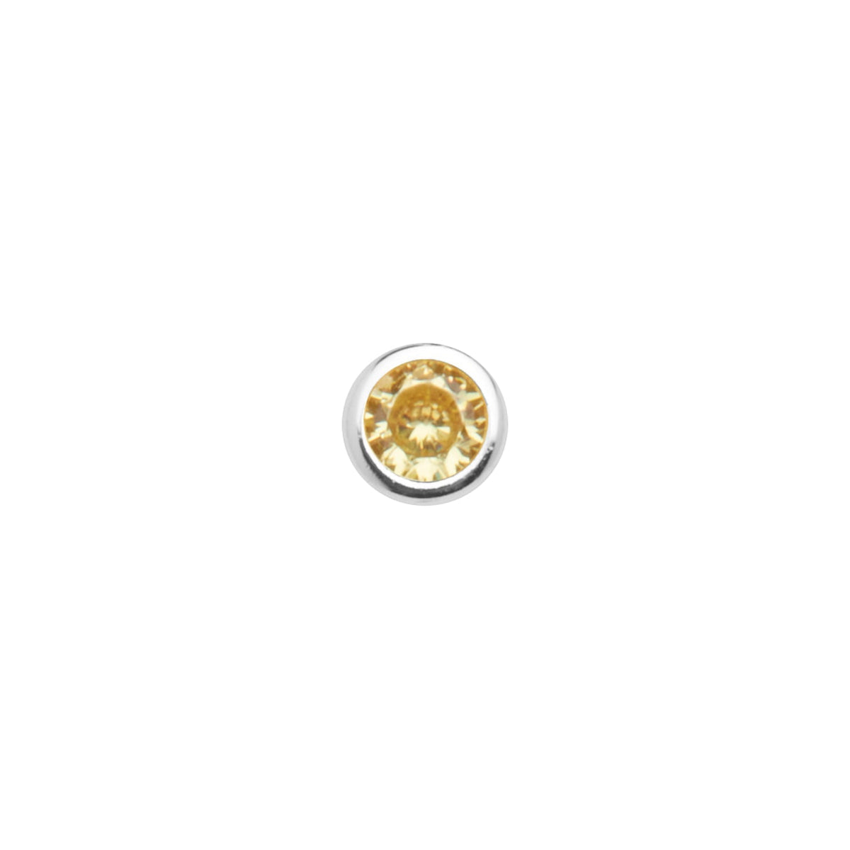 Mini Birthstone Bracelet (Silver)