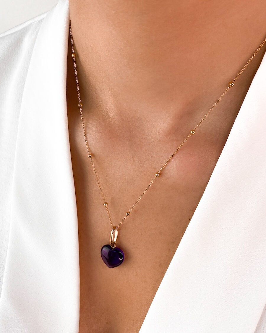 Birthstone Pendant (Rose Gold)