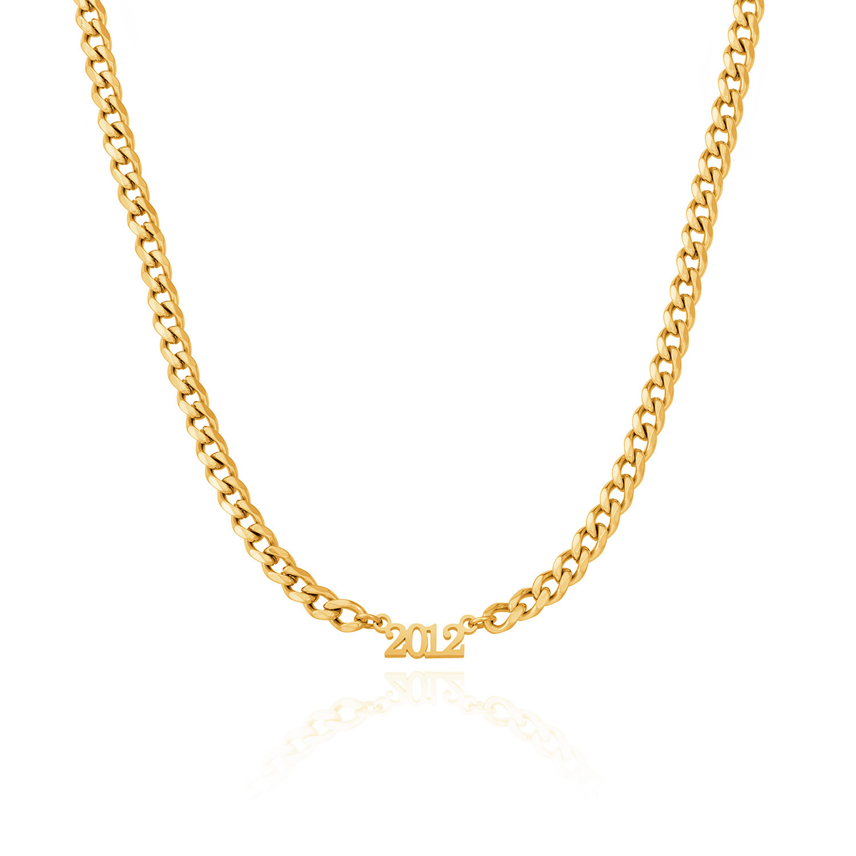 Editorial Date Necklace (Gold)
