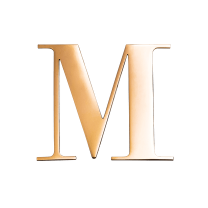Custom Figaro Icon - Initial (Gold)