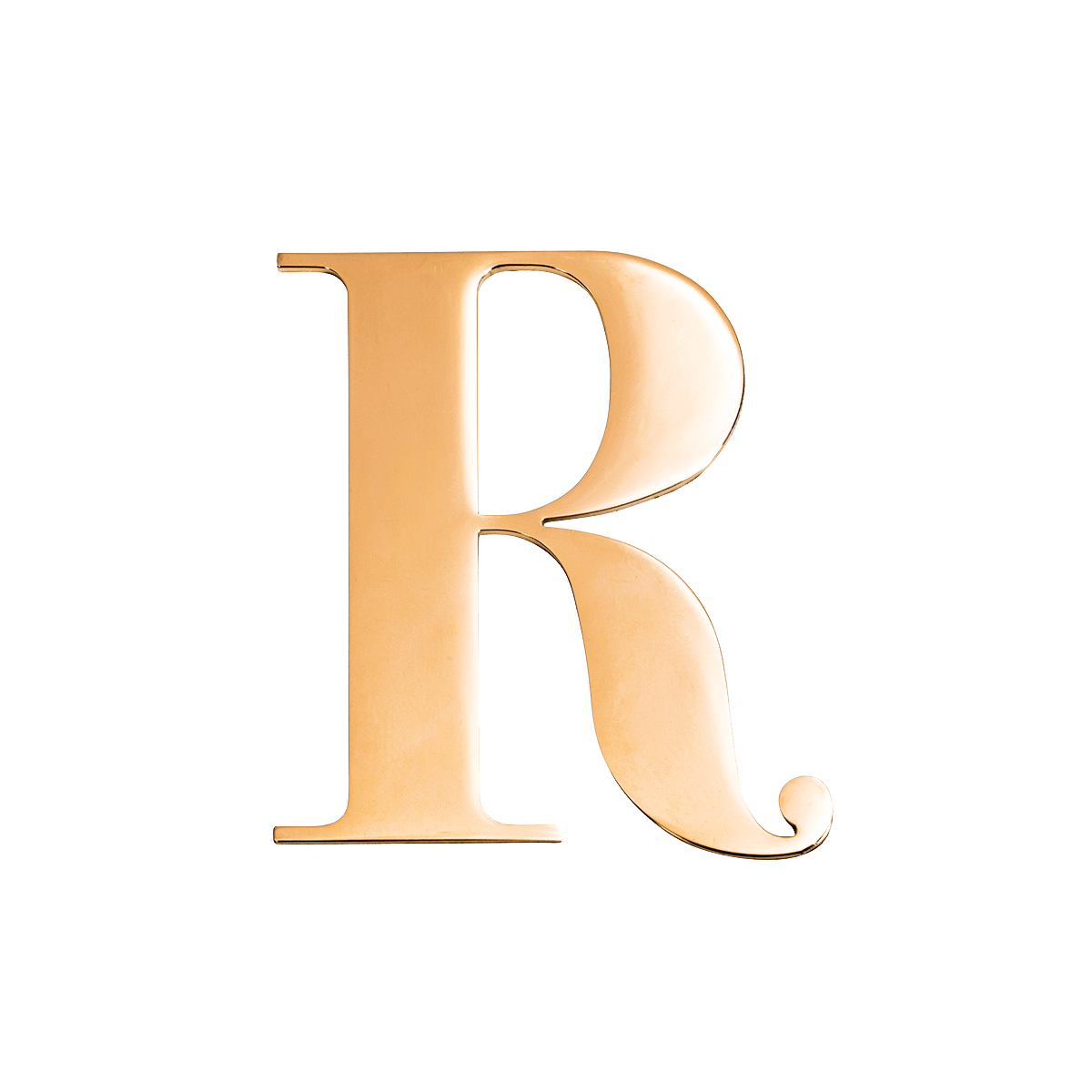 Custom Figaro Icon - Initial (Gold)