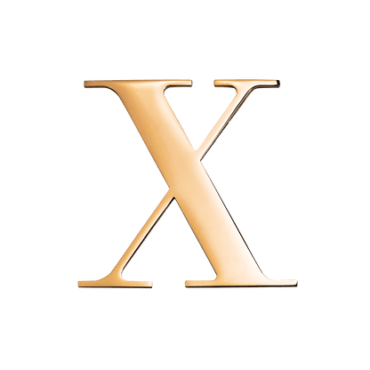 Custom Figaro Icon - Initial (Gold)
