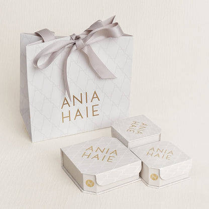 Ania Haie Gold Four-Petal Stud Earrings