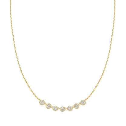 Ania Haie Gold Pave Multi Beaded Chain Necklace