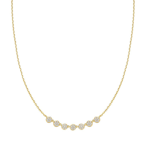 Ania Haie Gold Pave Multi Beaded Chain Necklace