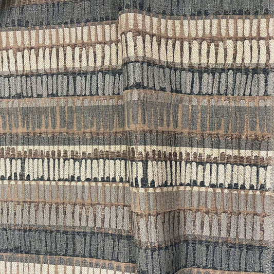 AUTUMN - GEOMETRIC PATTERN UPHOLSTERY FABRIC BY THE YARD