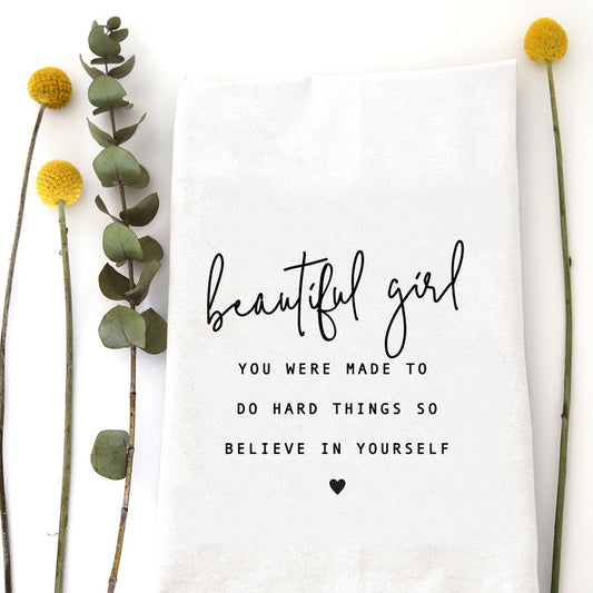 BEAUTIFUL GIRL - TEA TOWEL