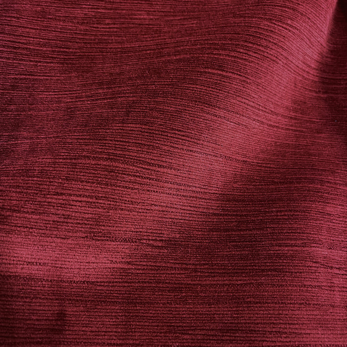 BENSON - TEXTURED MICROFIBER PLAIN VELVET UPHOLSTERY FABRIC BY THE YARD