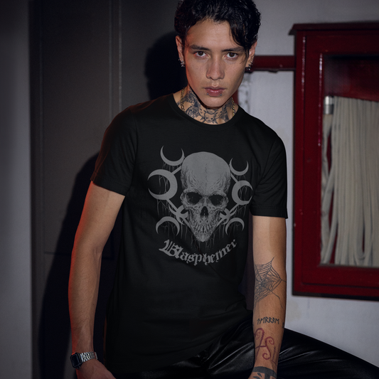 Blasphemer Skull Of A Heretic Unisex T-Shirt