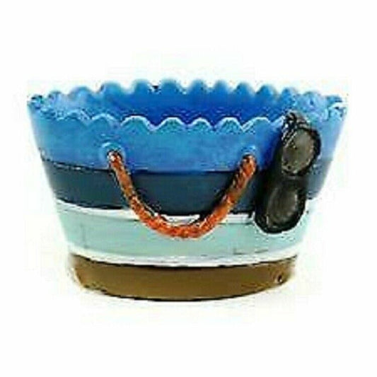 Blue Striped Beach Bag