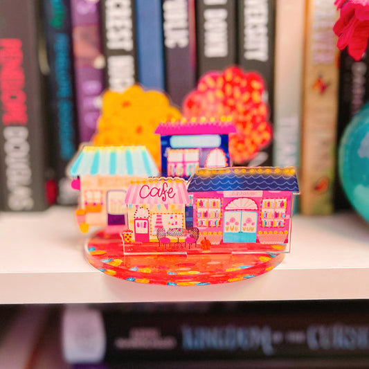 Book Lover's Lane ® Fall Acrylic Bookshelf Decor