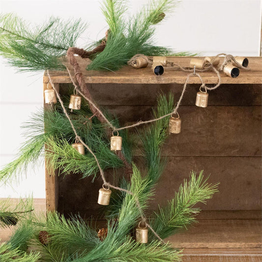 Brass Bell Garland Audrey's, LLC Christmas Ornament