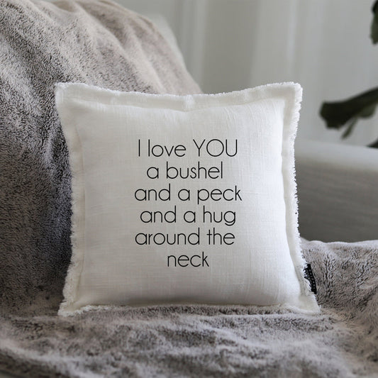 BUSHEL AND PECK - GIFT PILLOW
