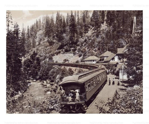 California Train - VINTAGEARTREPRINTS.COM