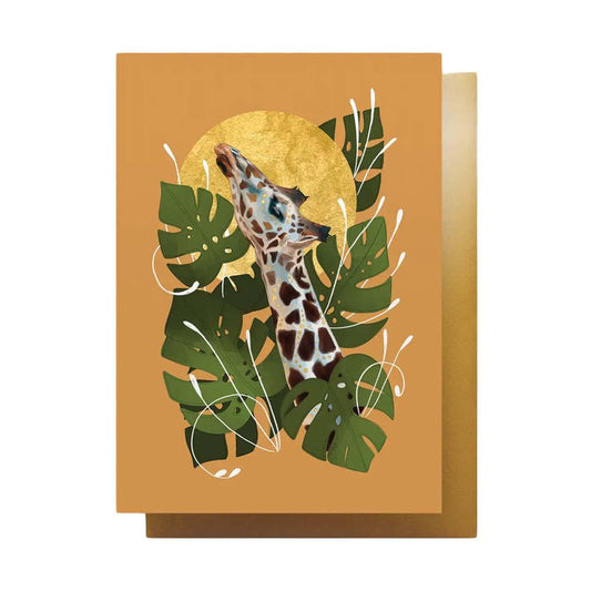 Card - Monstera Giraffe by Darcy Goedecke