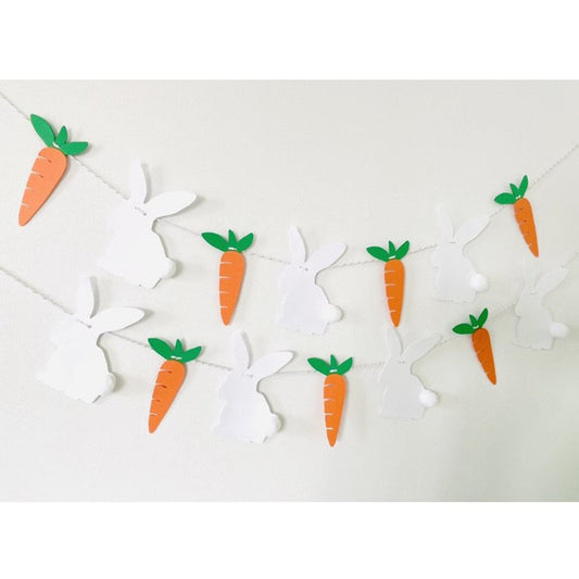 Carrot and Bunny Banner