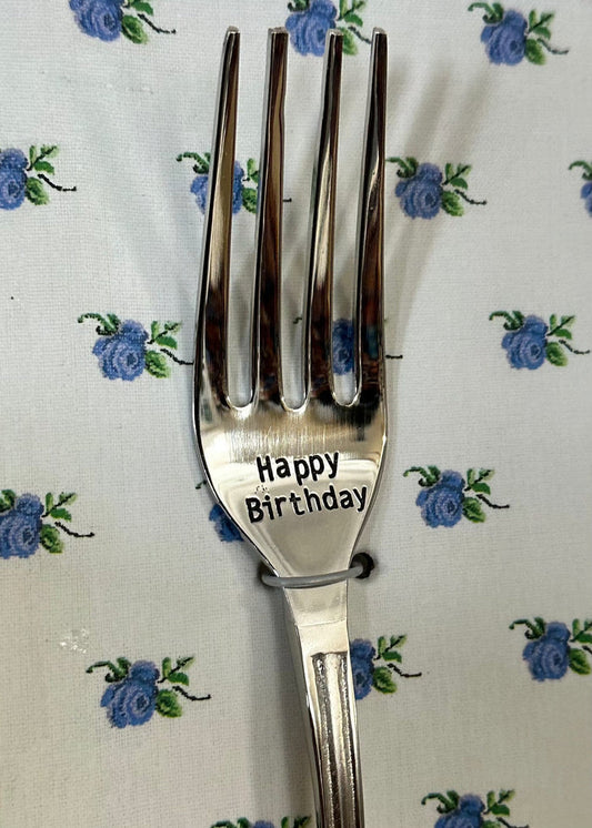 Celebration Forks by Boyar x Two's Company Two's Company Celebrate Happy Birthday