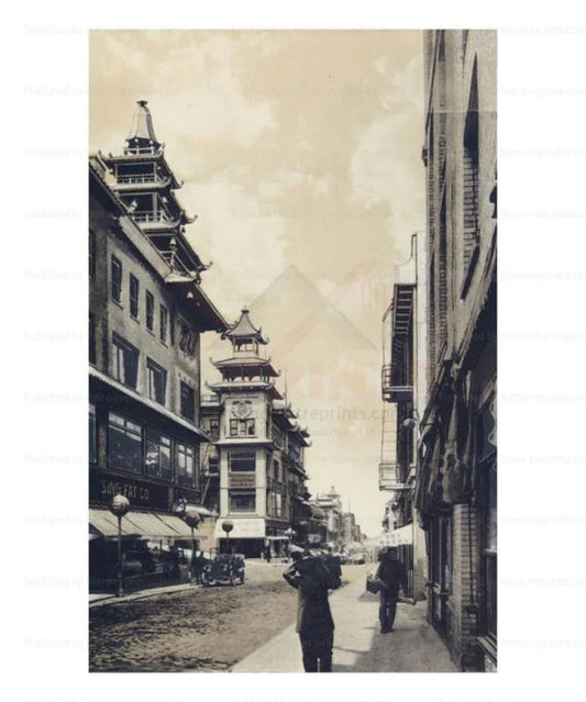 Chinatown, San Francisco - VINTAGEARTREPRINTS.COM