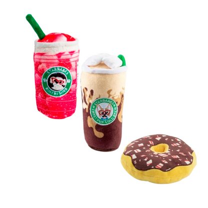 Complete Collection of Coffee, RuffRusher and Dessert Dog Toys