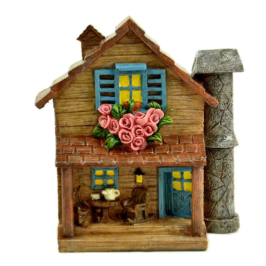 Cottage House, Small Fairy Garden House, Spring House, Miniature House with Porch,