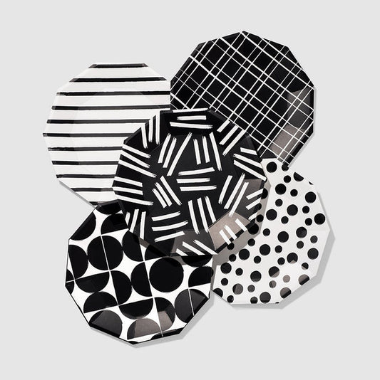 Dashes and Dots Large Plates (10)