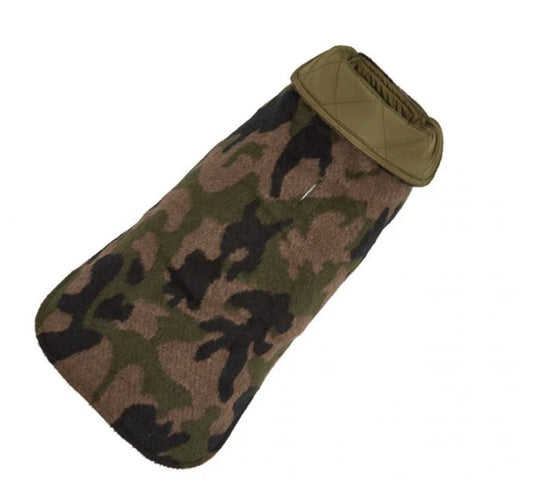 Diamond Quilted Dog Coat - Camo