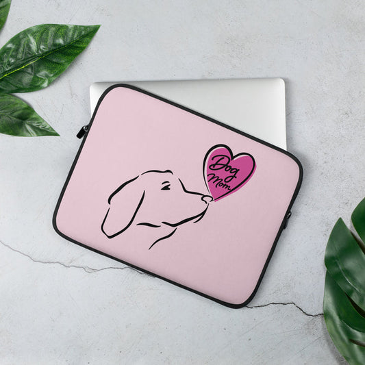 Dog Mom Laptop Sleeve