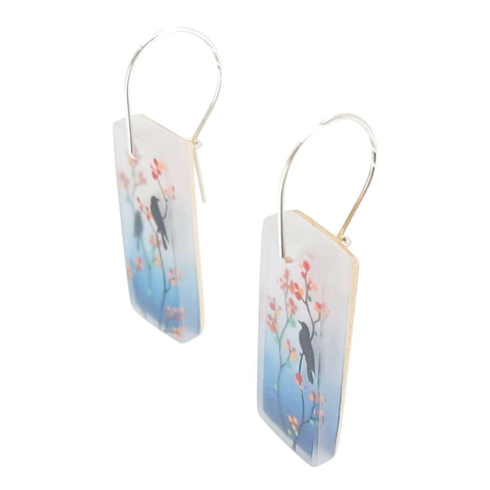 Earrings - Red Berries Drops by Fernworks