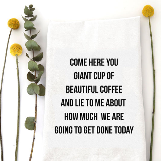 GIANT CUP - TEA TOWEL