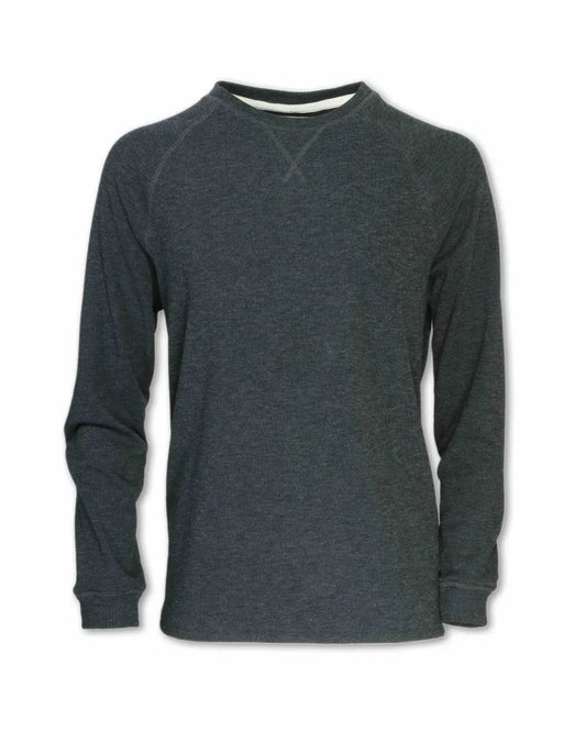 Go-To Fleece Crew Neck, Charcoal Purnell LLC Men's Clothing M