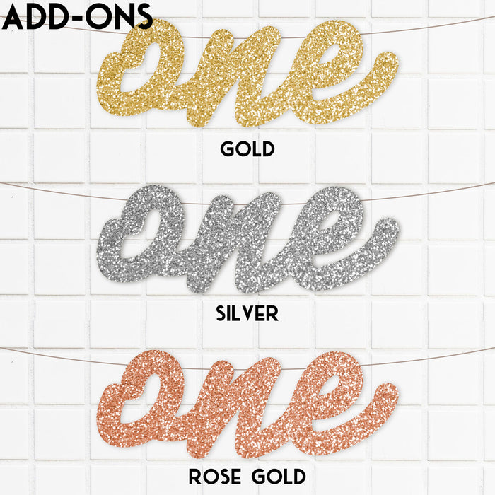Gold Rainbow High Chair Garland