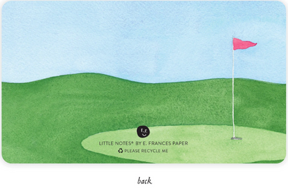 Golf Tee Little Notes