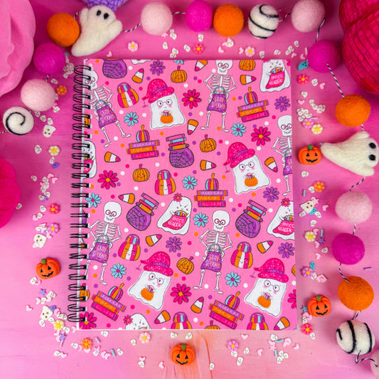 Halloween Candy Lined Notebook (7" x 9")