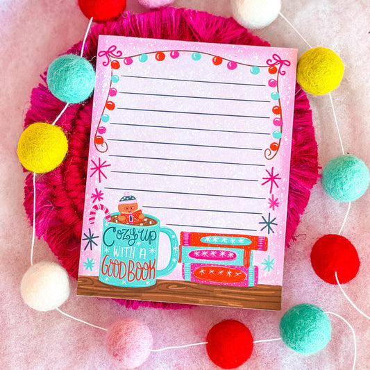 Hot Cocoa Christmas Notepad 4.25" x 5.5"
